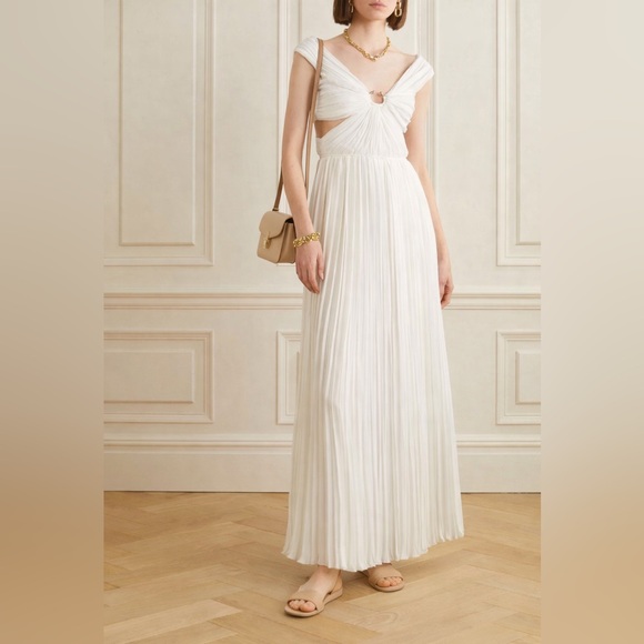 Chloe Dresses & Skirts - Chloe Cutout pleated silk-chiffon gown